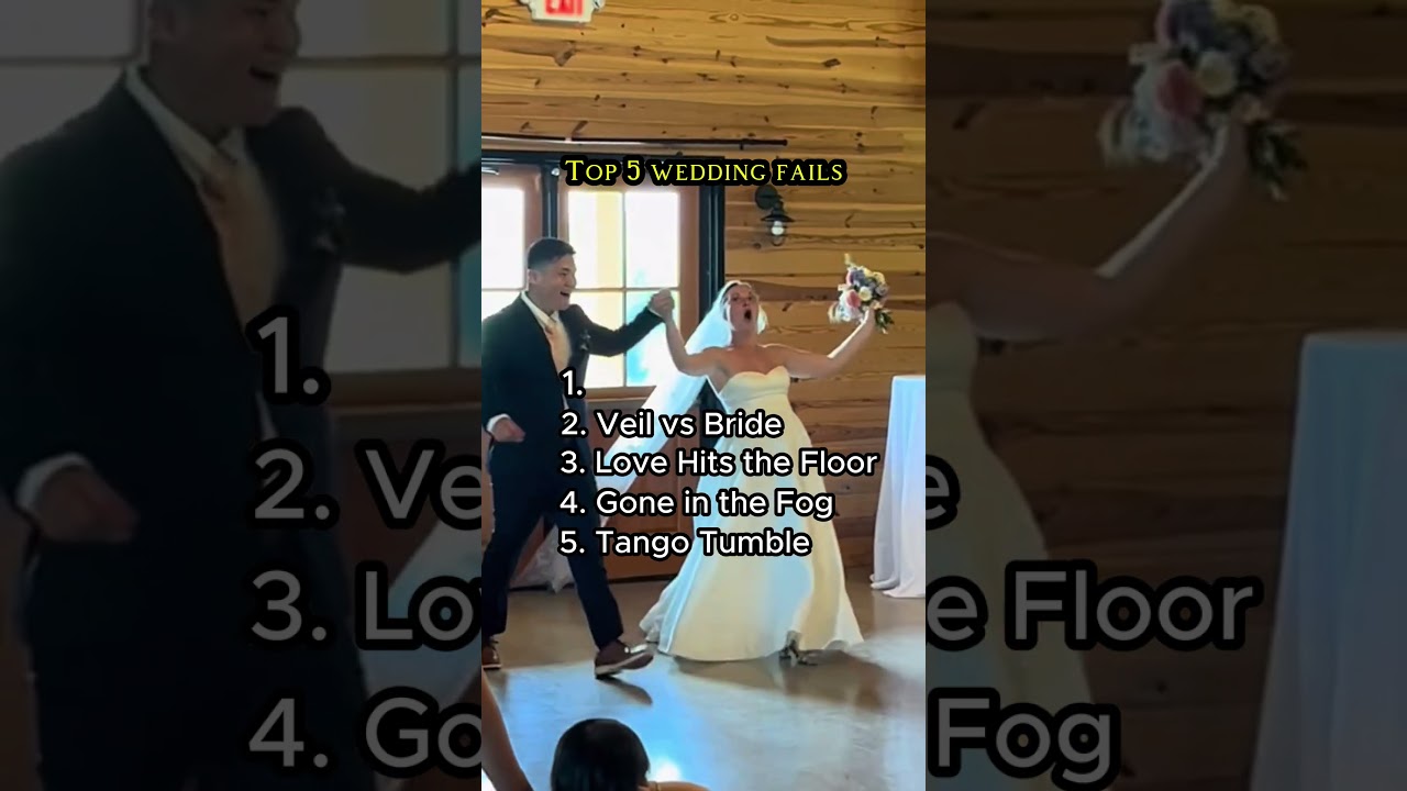 Top 5 Wedding Fails 💥