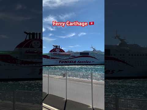 Bateau Carthage de la compagnie tunisienne CTN 🇹🇳.