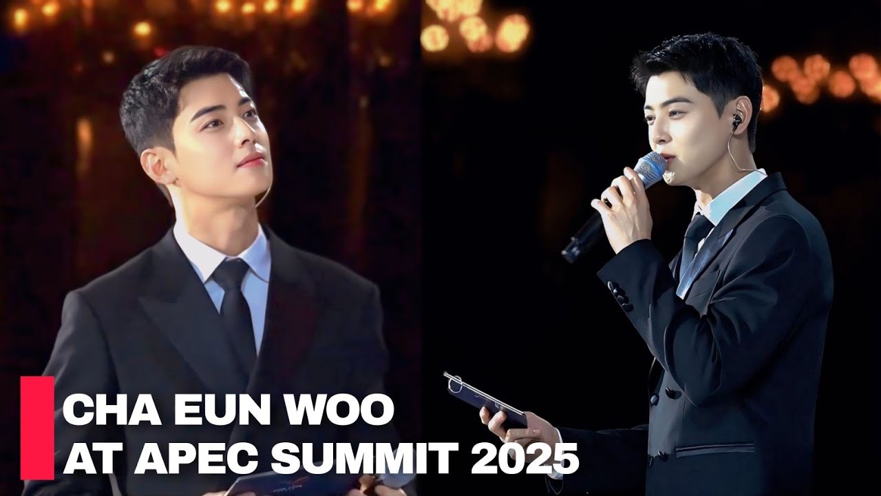 ASTRO's Cha Eun Woo Wows Global Audience as MC at APEC Summit 2025 🌏