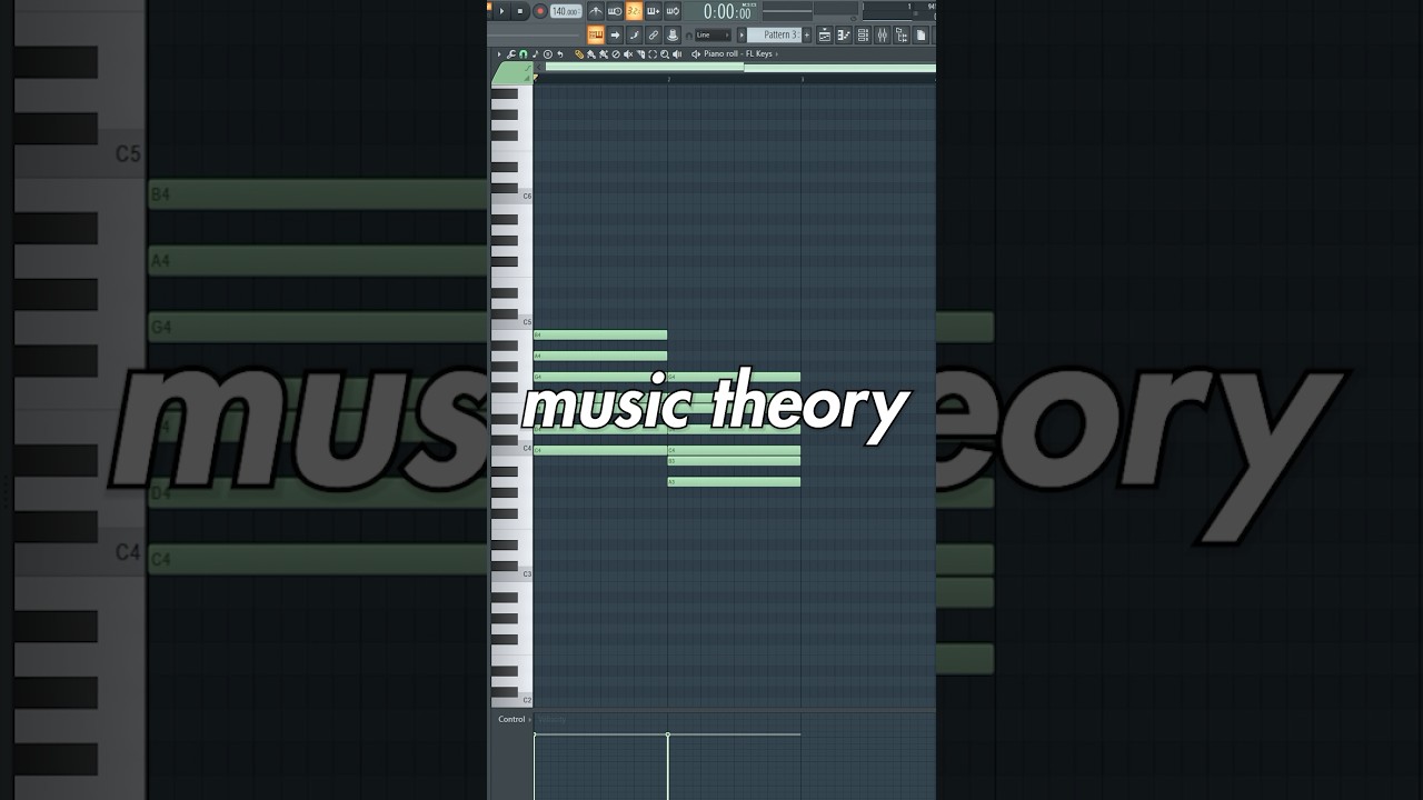 MUSIC THEORY FL STUDIO TUTORIAL! #flstudio #musicproduction #musictheory #flstudiotutorial