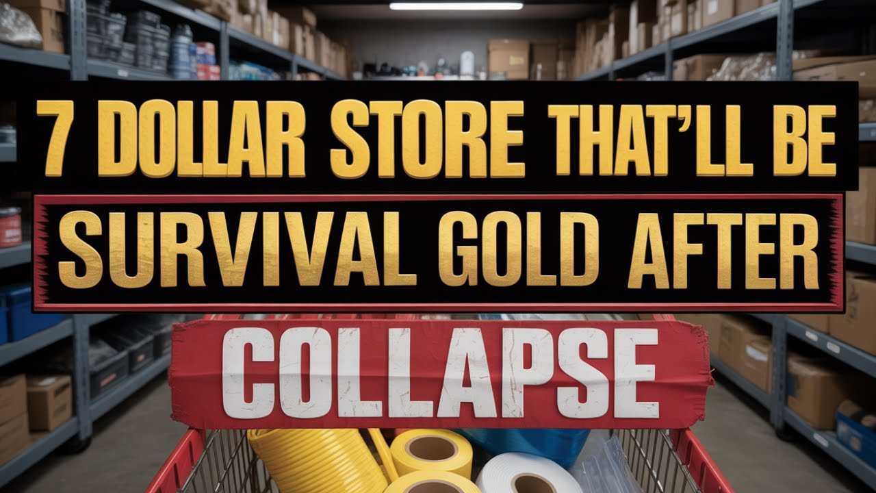 7 Dollar Store Items That Could Save Your Life After a Collapse 💥