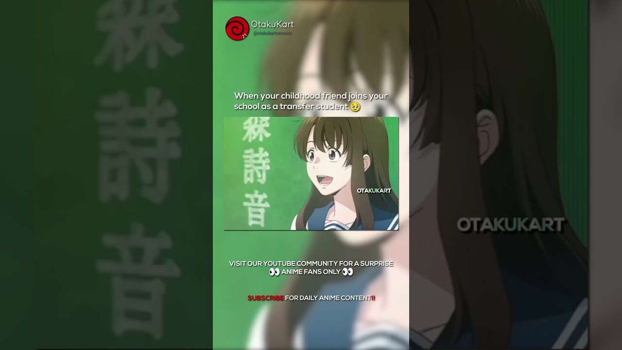 Heartwarming Moment When My Childhood Friend Transfers to My School 🥹