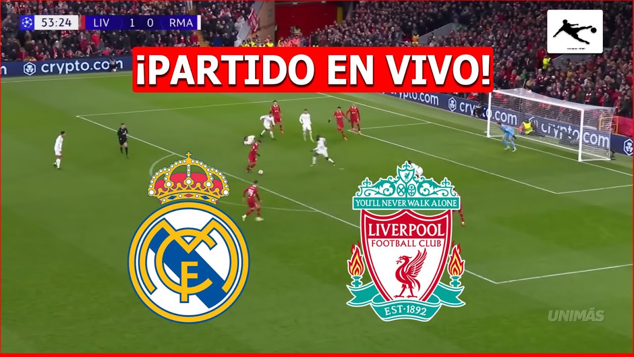 Liverpool vs Real Madrid Live: Champions League Showdown Featuring Mbappé