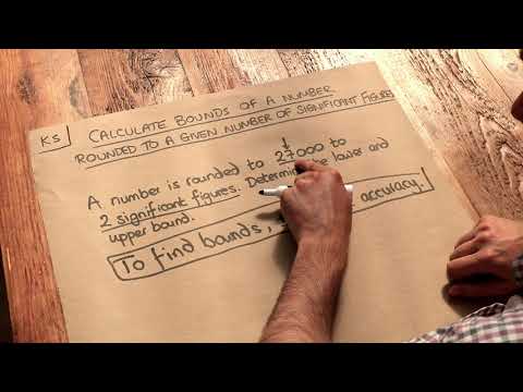 Key Skill - Calculate bounds of a number rounded to a given number of significant figures.