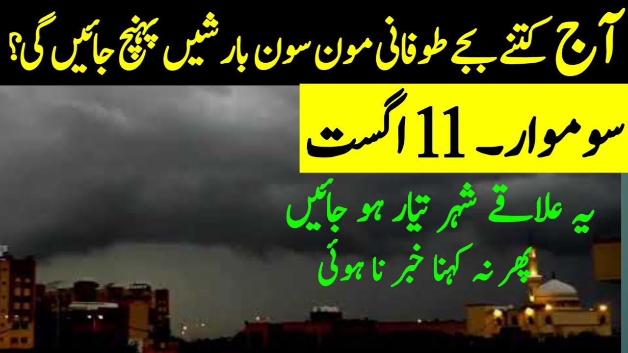 Pakistan Weather Alert: Widespread Monsoon Rains 🌧️