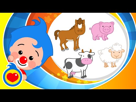 Aprendendo os Animais da Fazenda 🐔🐷🐮🐴 | Aprendendo com Um Herói do Coração ❤️