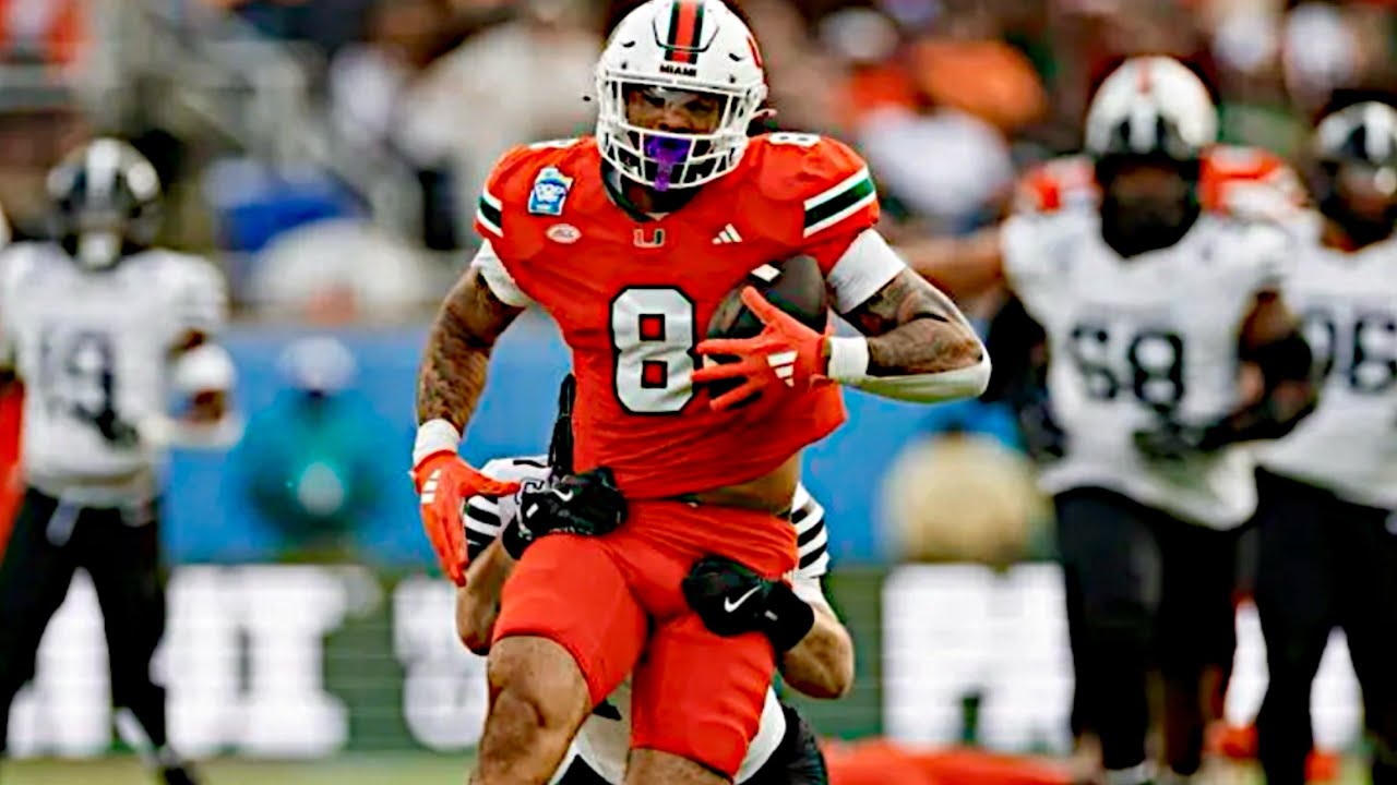 Elijah Arroyo 2024 Season Highlights | Miami Tight End | NFL Draft Scouting 💥