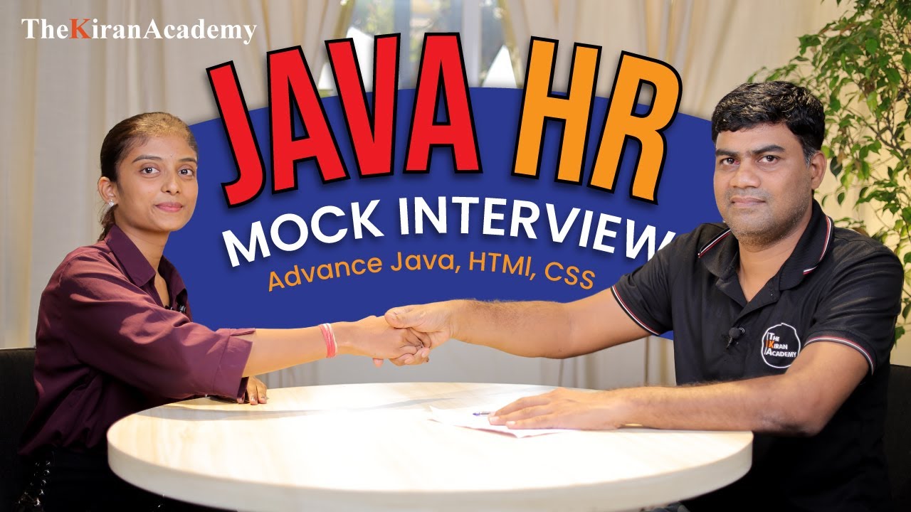 Java Interview Prep | HR Mock & Advanced Java Tips