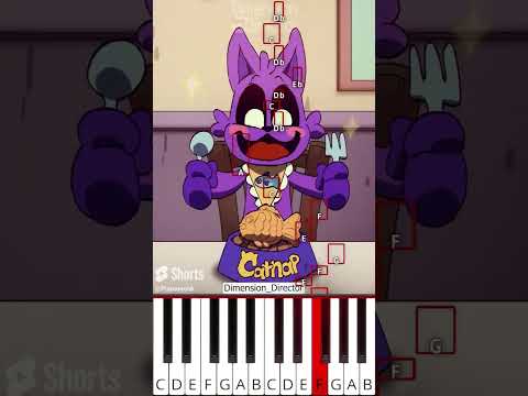 Catnap VS Dogday | Poppy playtime Chapter 3 ANIMATION (@dimensiondirector) - Octave Piano Tutorial
