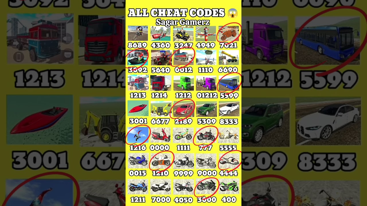 Indian Bike Driving 3D Cheat Codes & Update ๐ฒ
