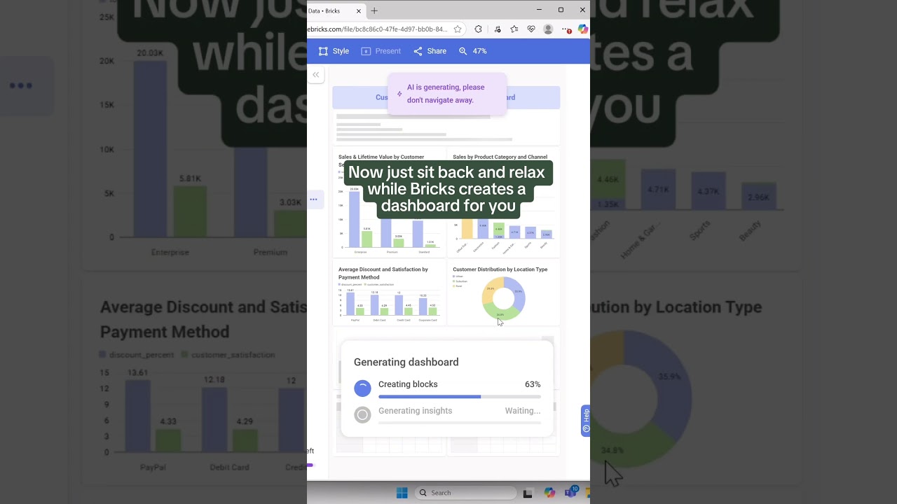 Instant Dashboard Creation with New AI Tool 🤯