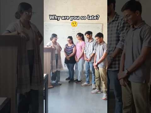 why is everyone late to class... #friends #rgpv #soit #shorts