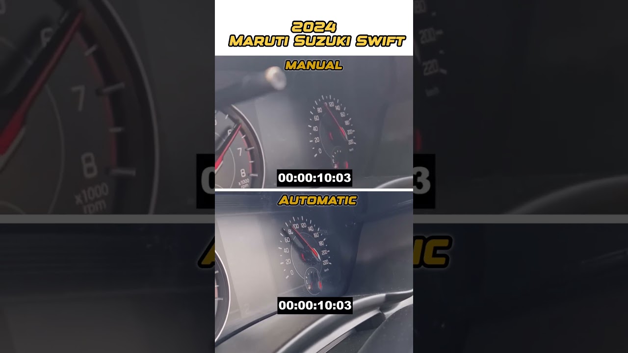 Maruti Suzuki Swift 2024: Manual VS Automatic #swift2024