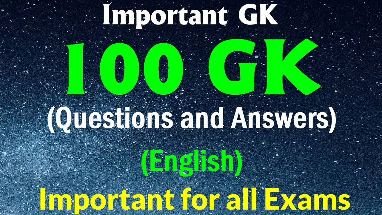 100 India GK Questions & Answers for Exams 📚