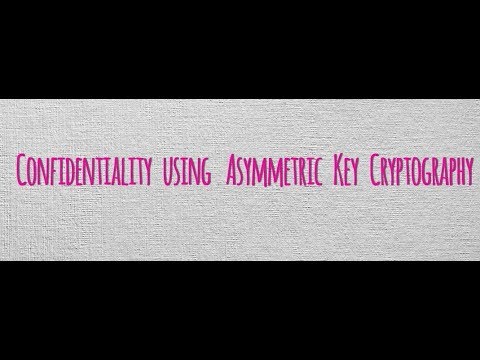 How to achieve Confidentiality using PKI?