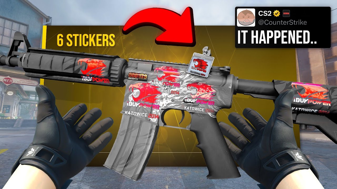 "I just made $360,000 CS2 sticker craft"
