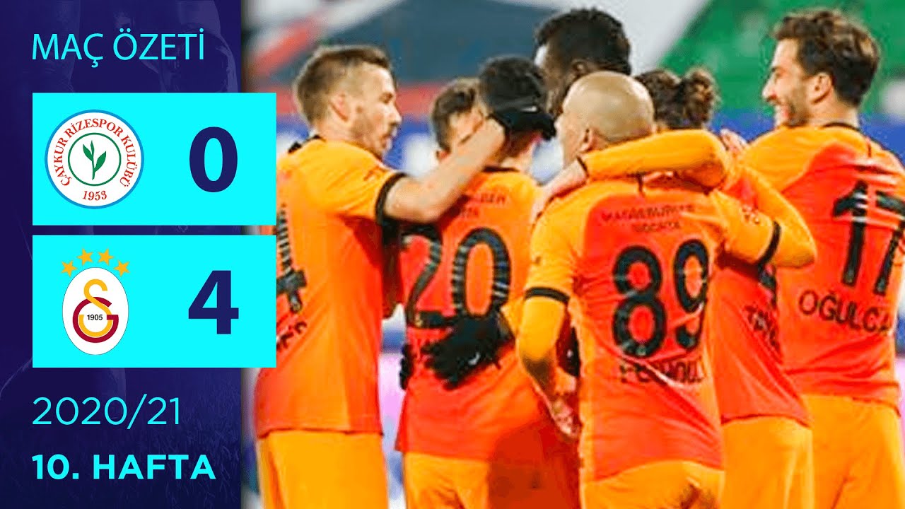 Ç. Rizespor 0-4 Galatasaray | 10. Hafta 2020/21