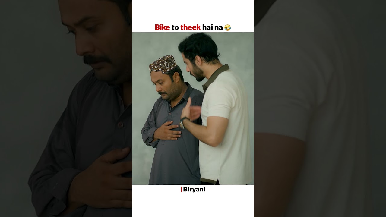 Bike to theek hai na? 😅 #biryani #shorts