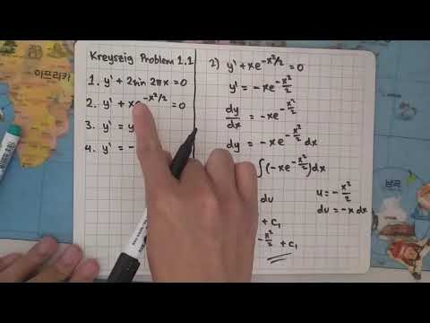 Kreyszig - Advanced Engineering Mathematics 10th Ed - Problem 1.1 Question 1-4