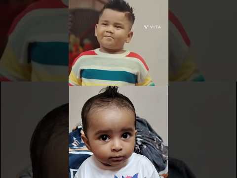 my 8 months baby girl💃#kidsvideo #cutebaby #babyshorts #trending #googlyhairstyle#14 wonders