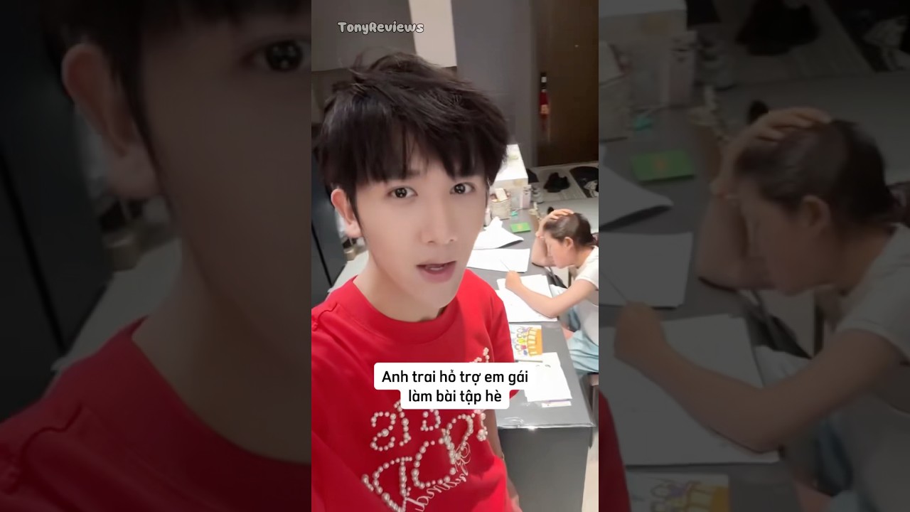 Anh Trai Giúp Em Gái Vượt Qua Bài Tập Hè 💪 #shorts