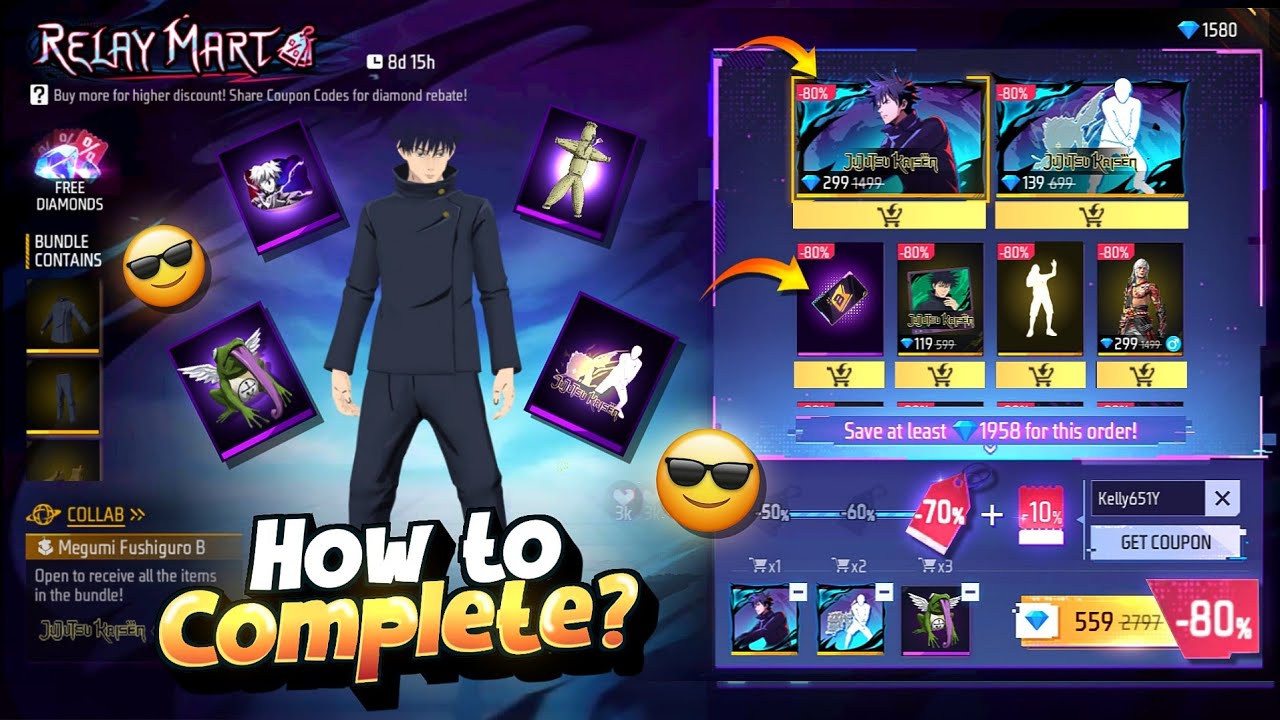 Relay Mart Free Fire Discount & Unlock EventđĨ