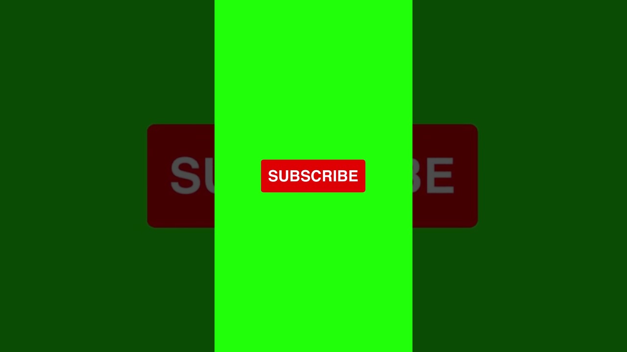 Subscribe Button Green Screen HD π₯