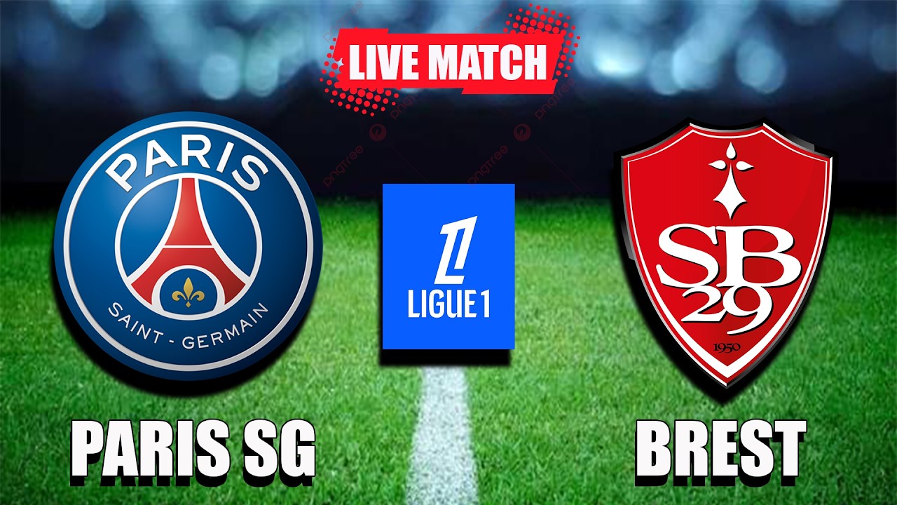 Paris SG vs Brest - Ligue 1 J33 ⚽