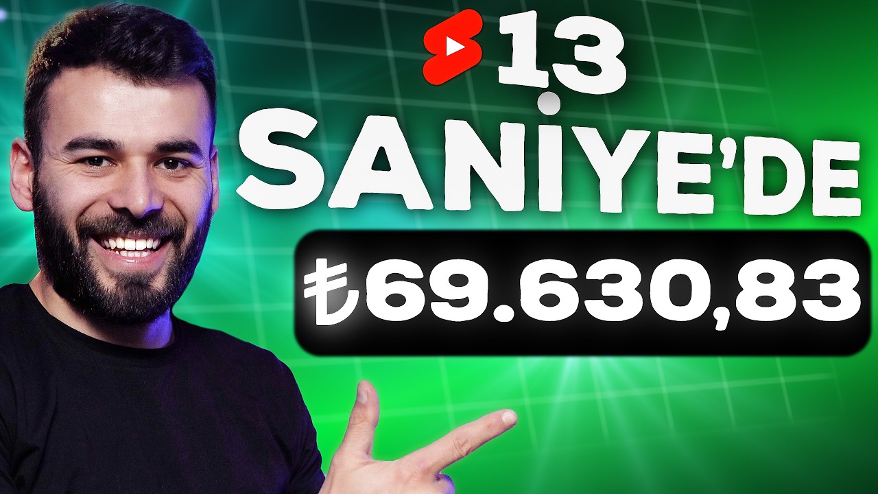 YouTube Shorts ile Nasıl 532 Bin TL Para Kazandım ? Youtube Para Kazanma
