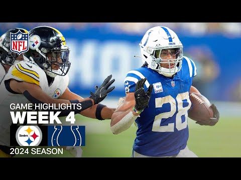 Pittsburgh Steelers vs. Indianapolis Colts | 2024 Week 4 Game Highlights