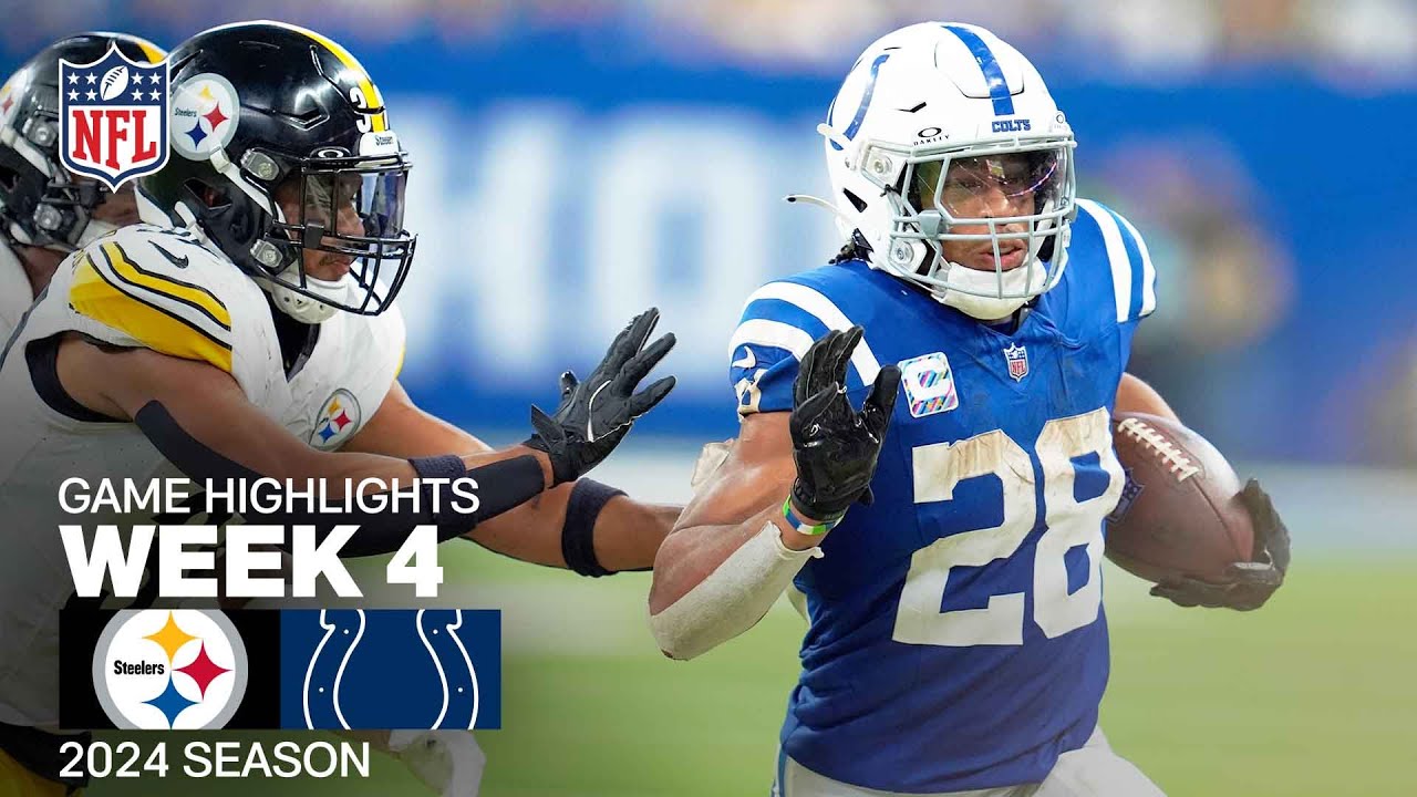 Pittsburgh Steelers vs. Indianapolis Colts | Exciting 2024 Week 4 Highlights 🏈
