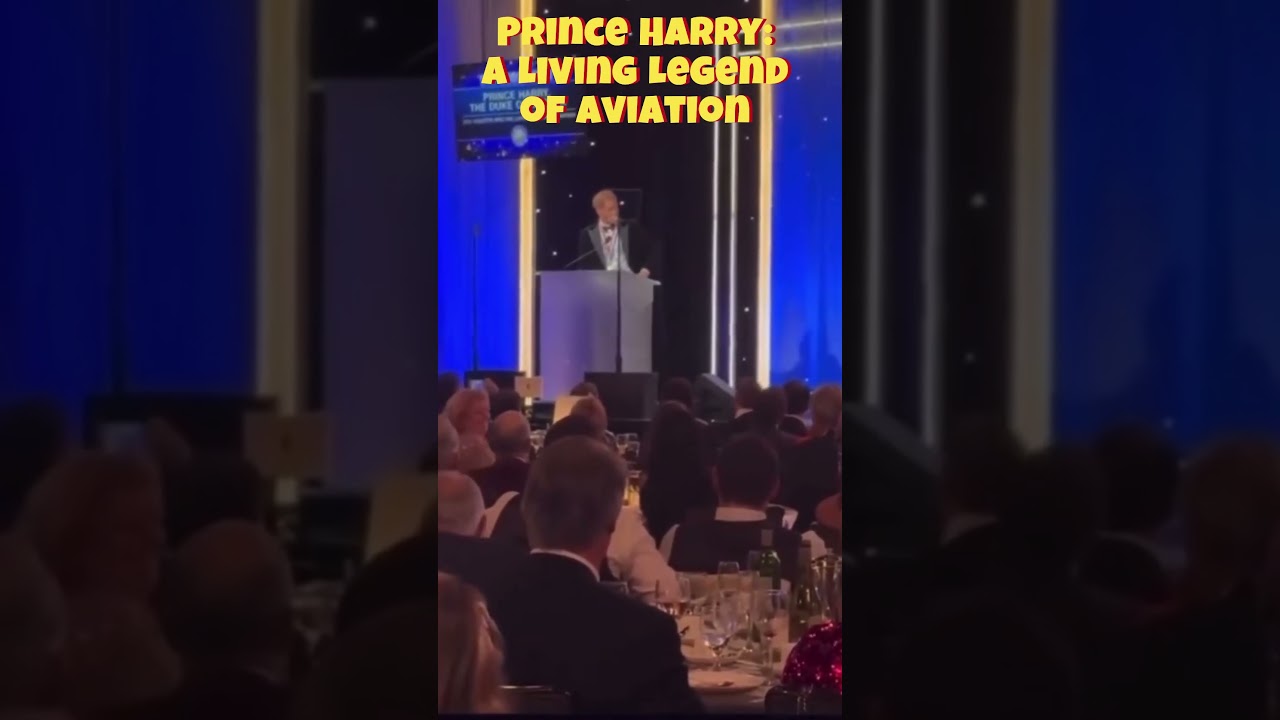 Prince Harry's Inspiring Speech at Aviation Event ✈️