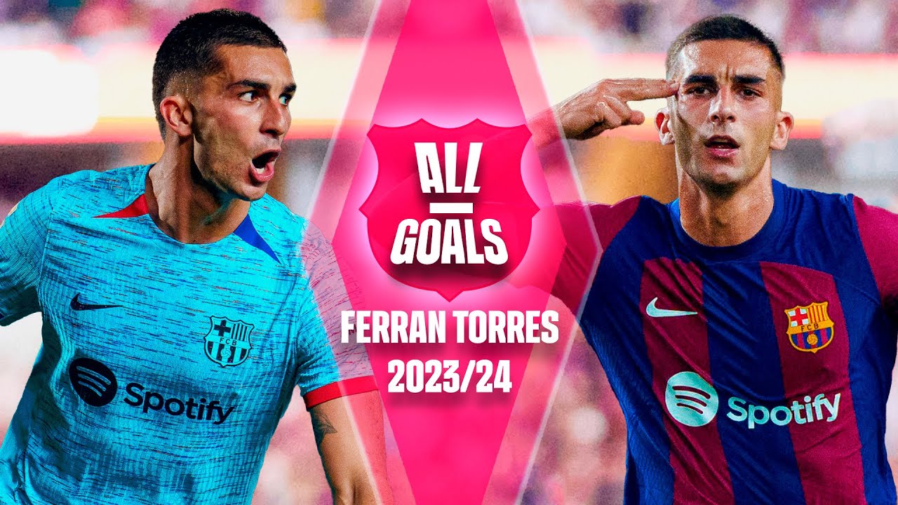 🔥 Ferran Torres' Best Goals for FC Barcelona | 2023-24 Season Highlights ⚽