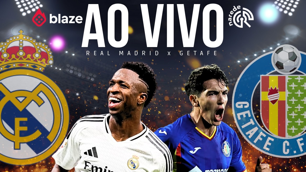 Real Madrid x Getafe AO VIVO | La Liga 2025/26