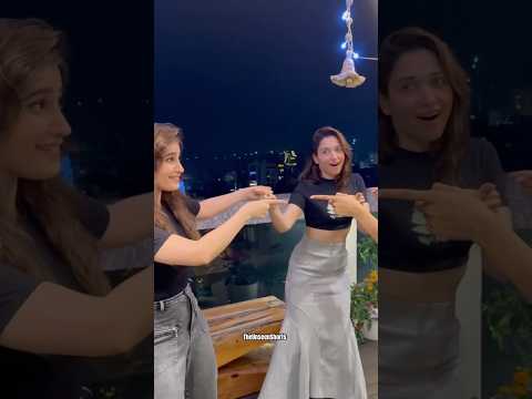 Tamannaah Bhatia🔥& Rasha Thadani enjoy delicious dessert🍮with Pragya at a restaurant|The Unseen S