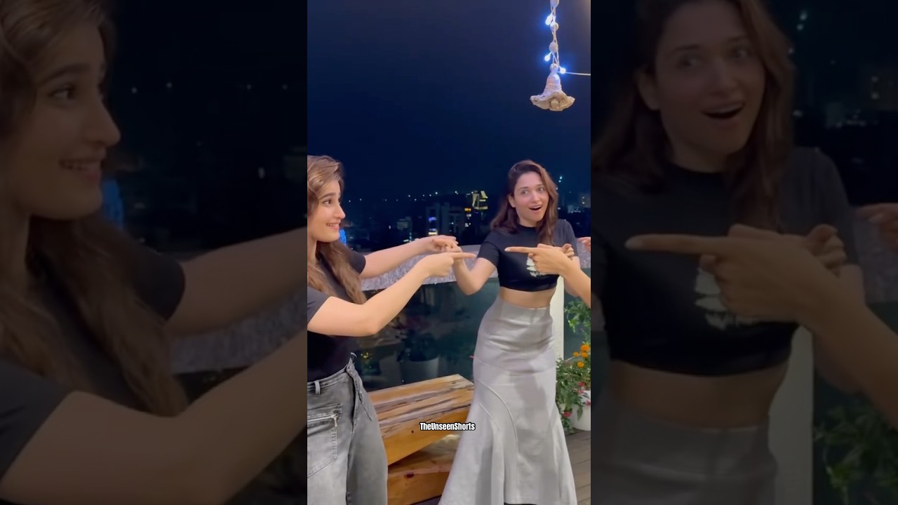 Tamannaah Bhatia & Rasha Thadani Indulge in Sweet Dessert with Pragya 🍮