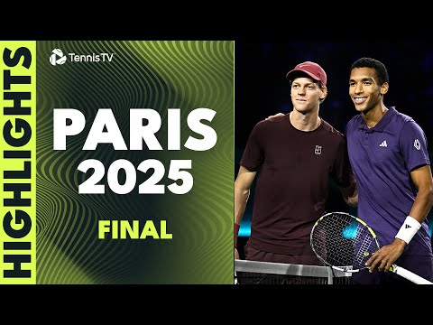 Sinner Faces Auger-Aliassime For The Title 🏆 |  Paris 2025 Final Highlights