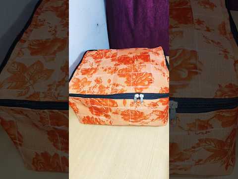 Saree Cover bag/multipurpose organizer/storage bag/saree cover storage box#ytshort #shorts