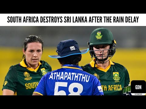 South Africa’s Clinical 10-Wicket Win Over Sri Lanka | ICC Women’s World Cup 2025 Highlights