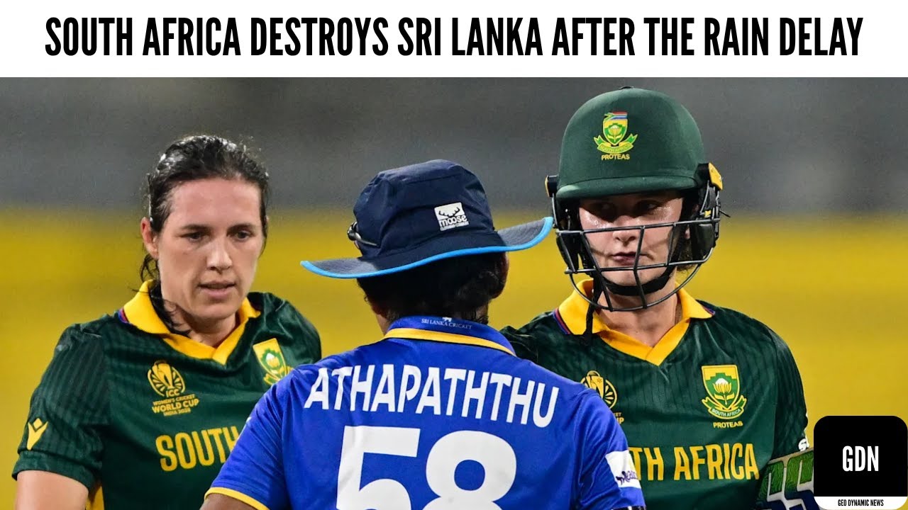 South Africa Dominates Sri Lanka with 10-Wicket Victory | ICC Women’s World Cup 2025 Highlights 🏏