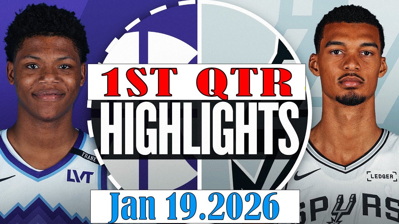 San Antonio Spurs vs Utah Jazz 1st Qtr Jan 19.2026 Highlights | NBA HIGHLIGHT