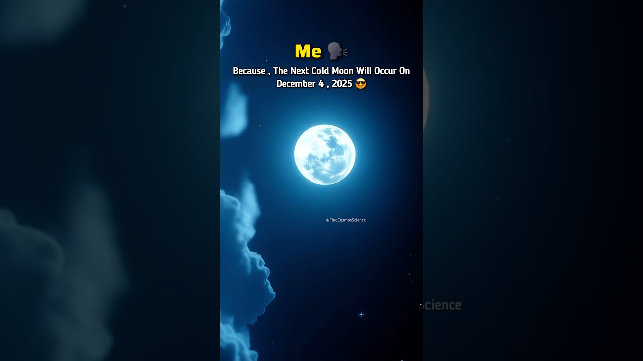 Cold Moon Approaching 🌕 #shorts