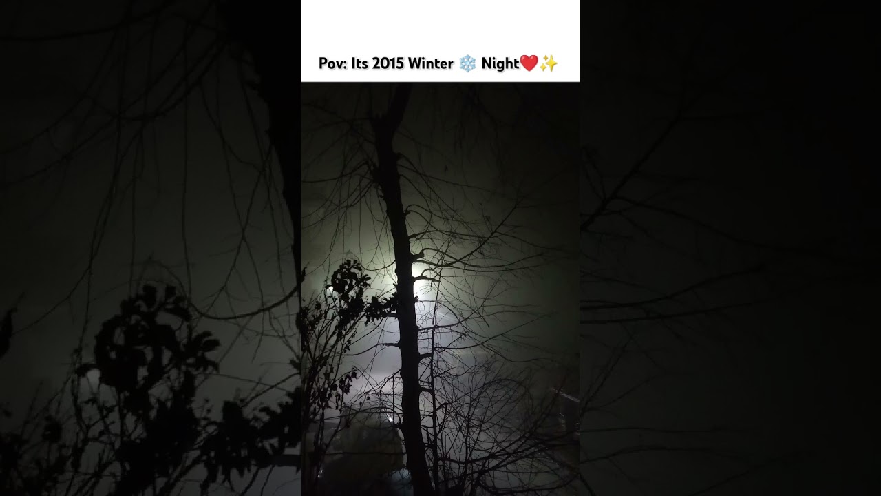 2015 Winter Night Reflection ❄️