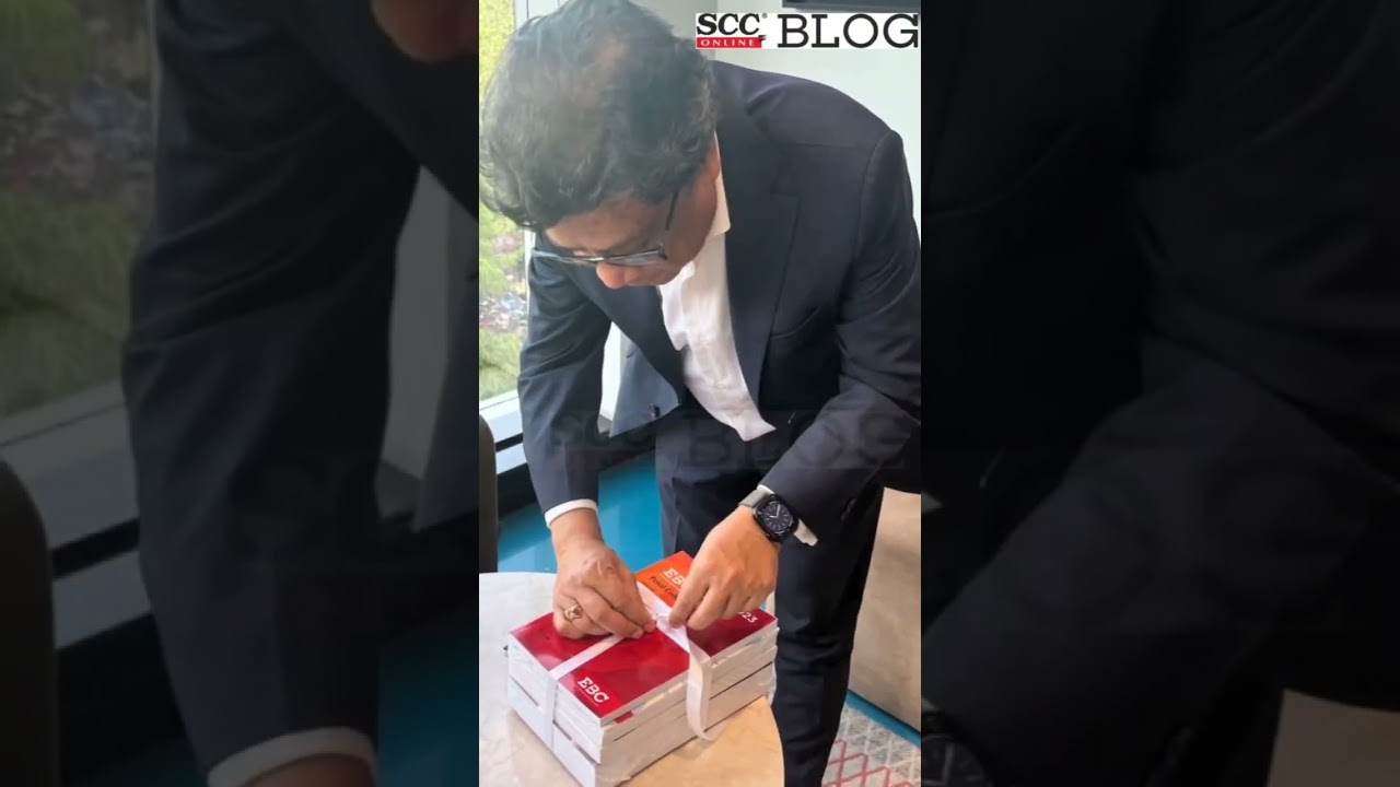 Presentation of EBC Bare Acts by Mr. Sumeet Malik to Mr. Mohit Saraf