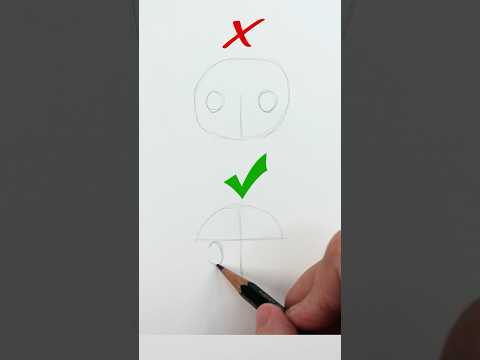 Simple Trick of How to Draw a Dog’s Nose - #shorts #howtodraw #dogsnose