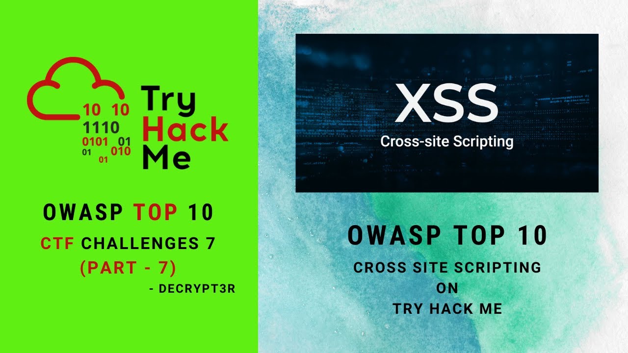 OWASP Top 10: Cross Site Scripting on Try Hack Me