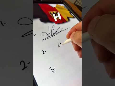 #H Letter H Signature examples…
