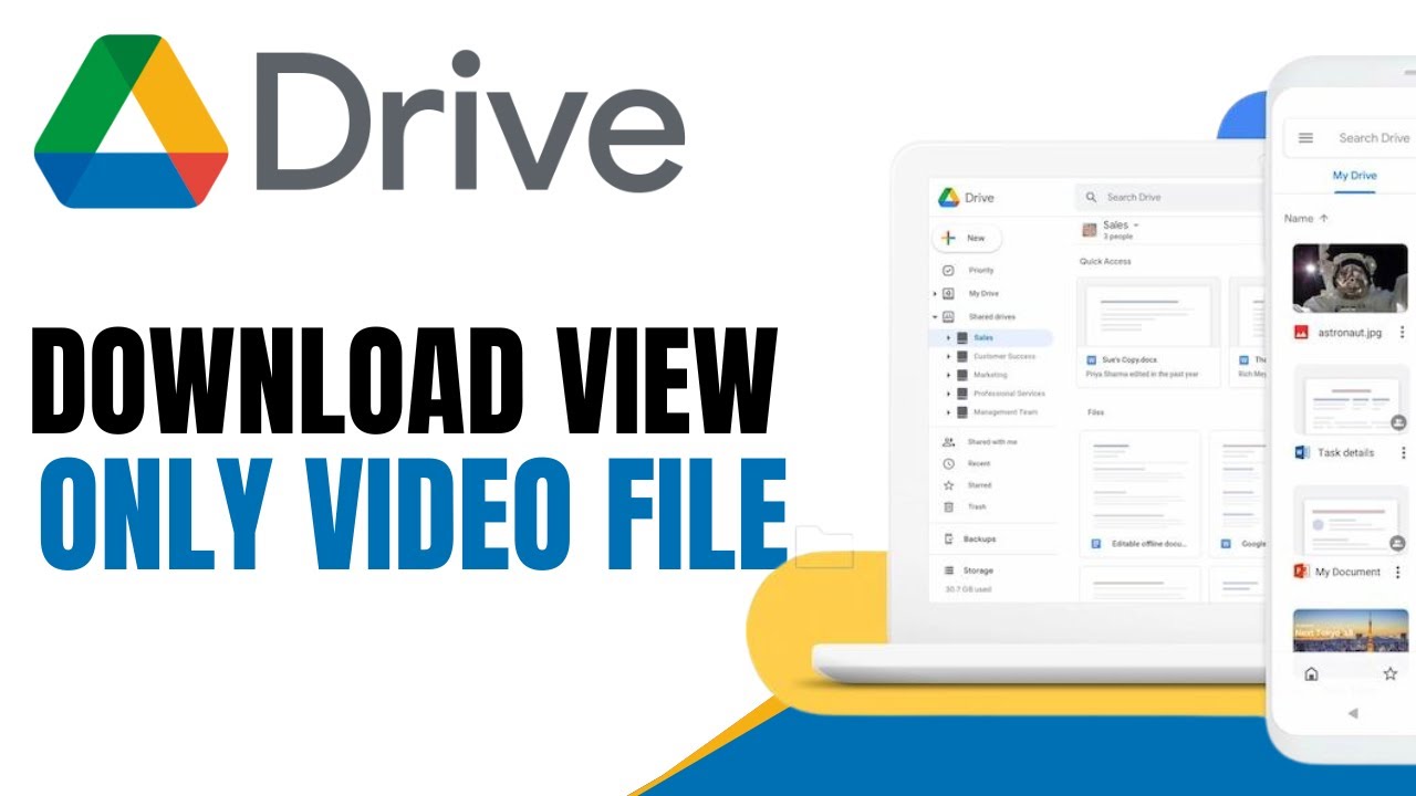How To Download View Only Video File From Google Drive | (Quick & Easy 2025)