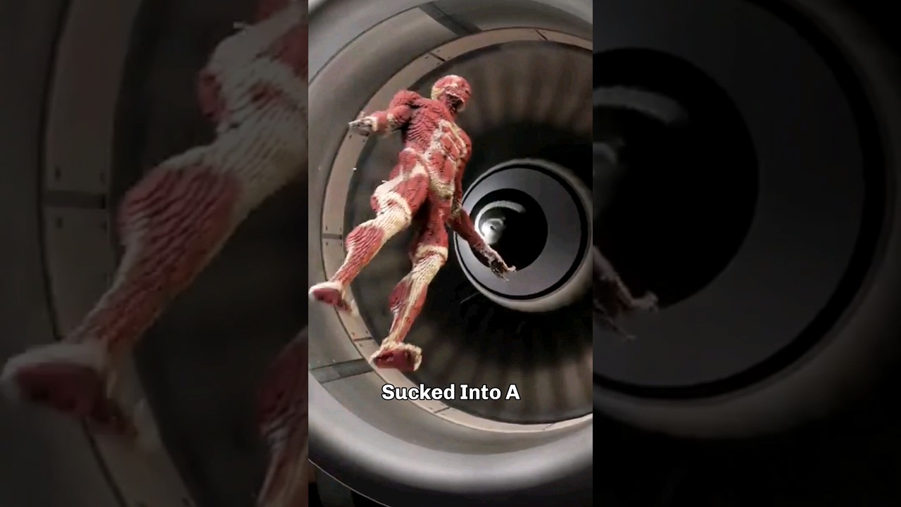 What Really Happens If You Get Sucked Into a Jet Engine ✈️