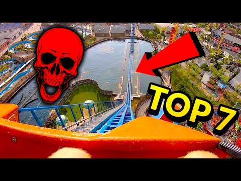 7 NAJSTRASZNIEJSZYCH ROLLERCOASTERÓW - Energylandia 2025 (4K) (Zator, Polska) GoPro HERO 13